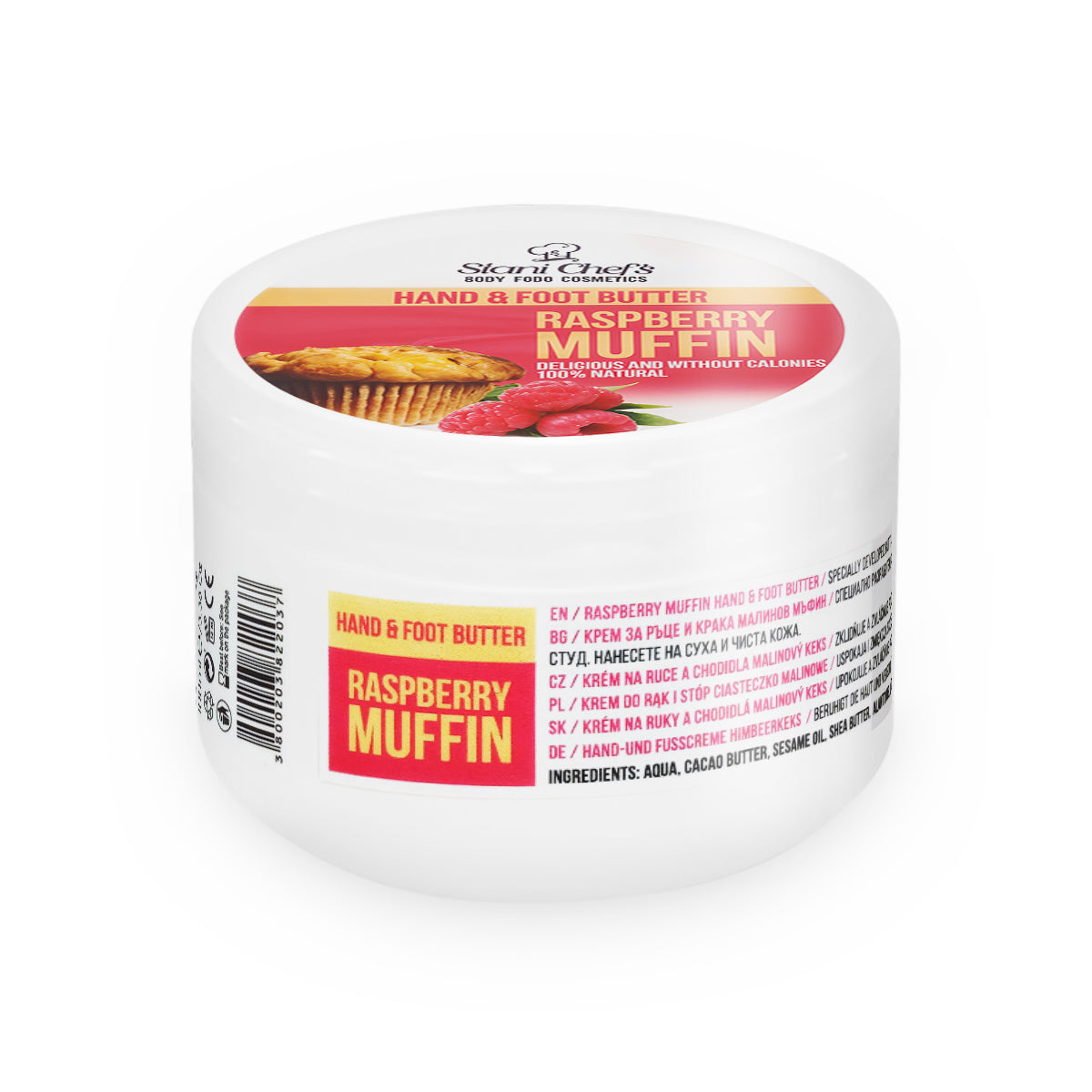 Raspberry Muffin Hand and Foot Cream, 100 ml