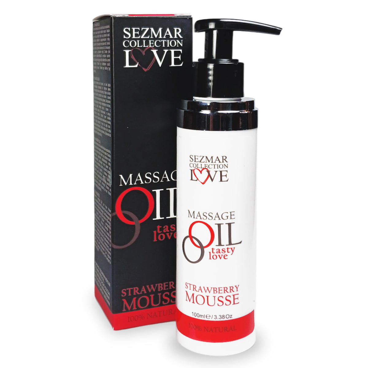 Intimate Massage Oil Strawberry Mousse, 100 ml