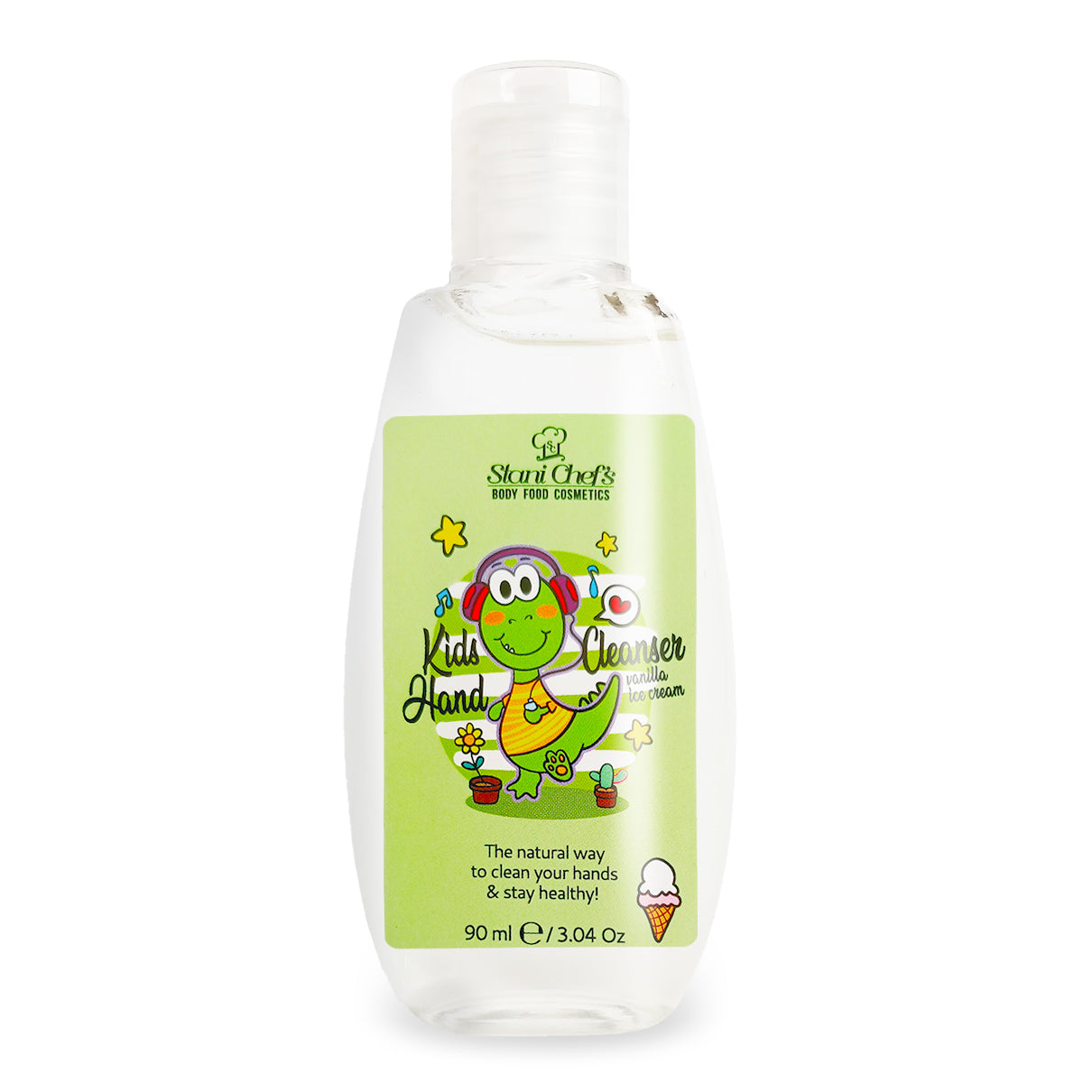Children's Hand Cleansing Gel Vanilla Ice Cream, 90 ml