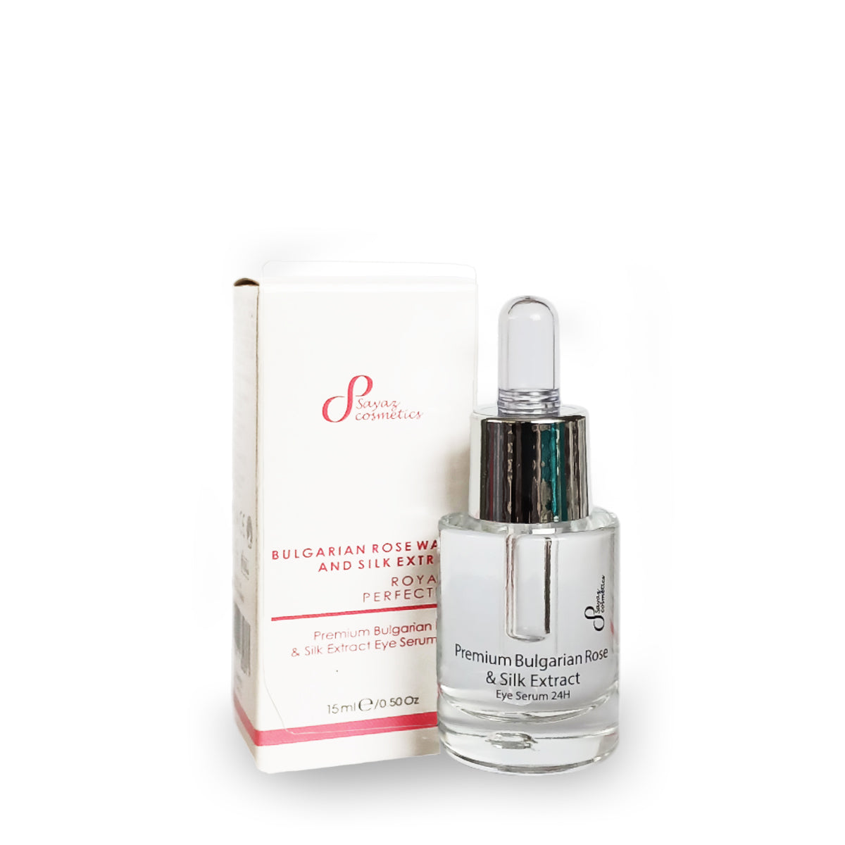 Eye Serum Bulgarian Rose & Silk Extract 24h, 15ml