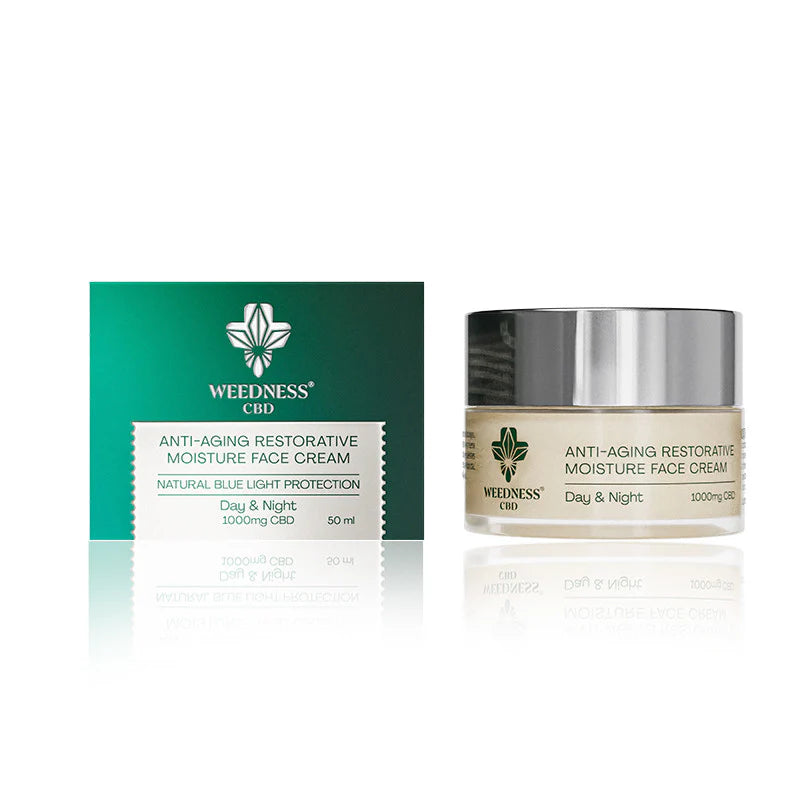 24h Anti-Aging Facial Cream | 1000mg CBD, 50ml