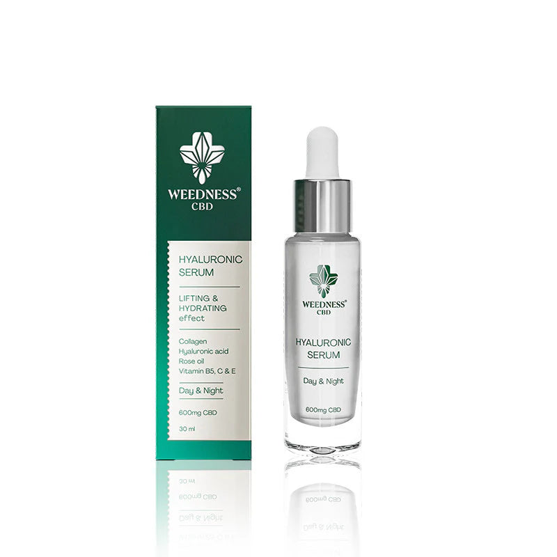 24h Lifting Hyaluronic Serum with 600mg CBD, 30ml