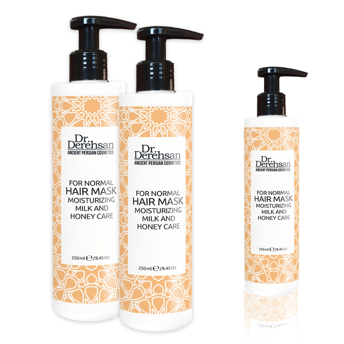 Bundle 1+1= 3 "Moisturizing Mask with Honey and Milk for Normal Hair"