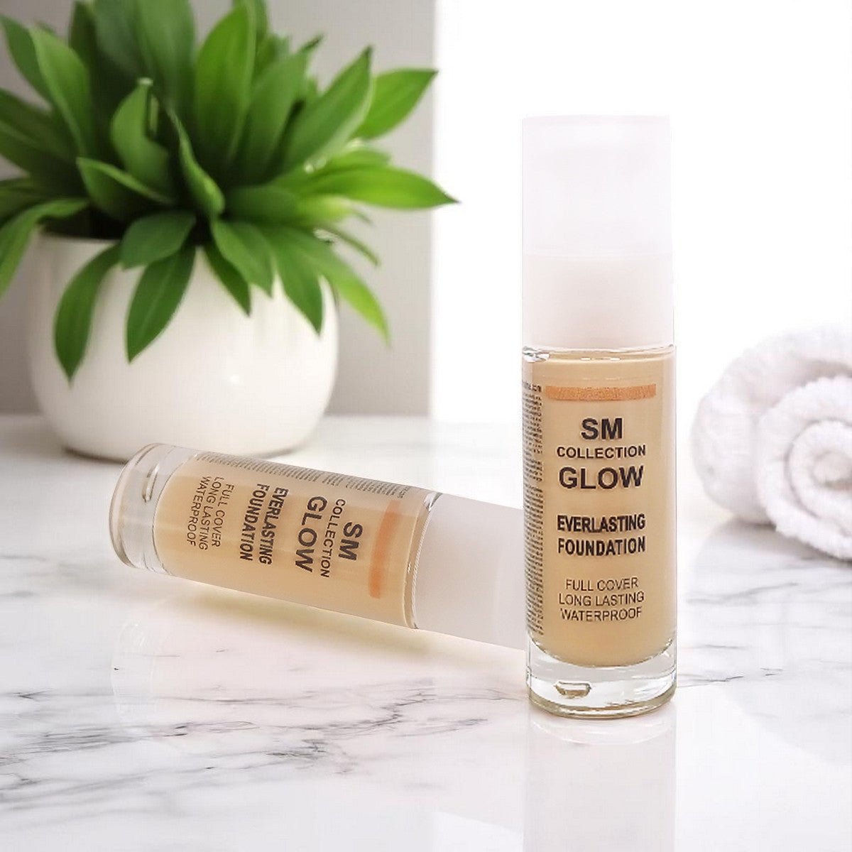 Waterproof foundation (for light skin), 30 ml
