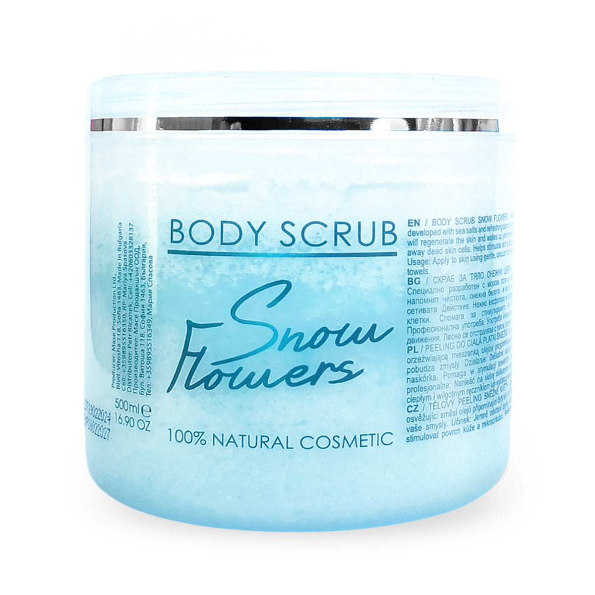 Body Scrub Snow Flowers, 500 ml