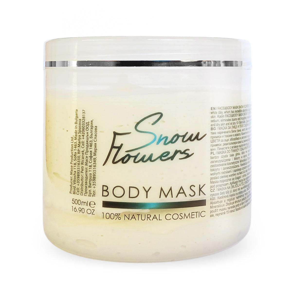 Body Mask Snow Flowers, 500 ml
