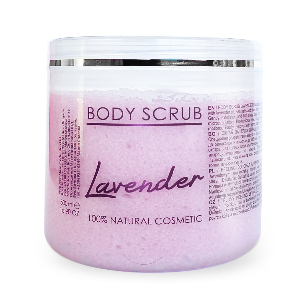 Body Scrub Lavender, 500 ml