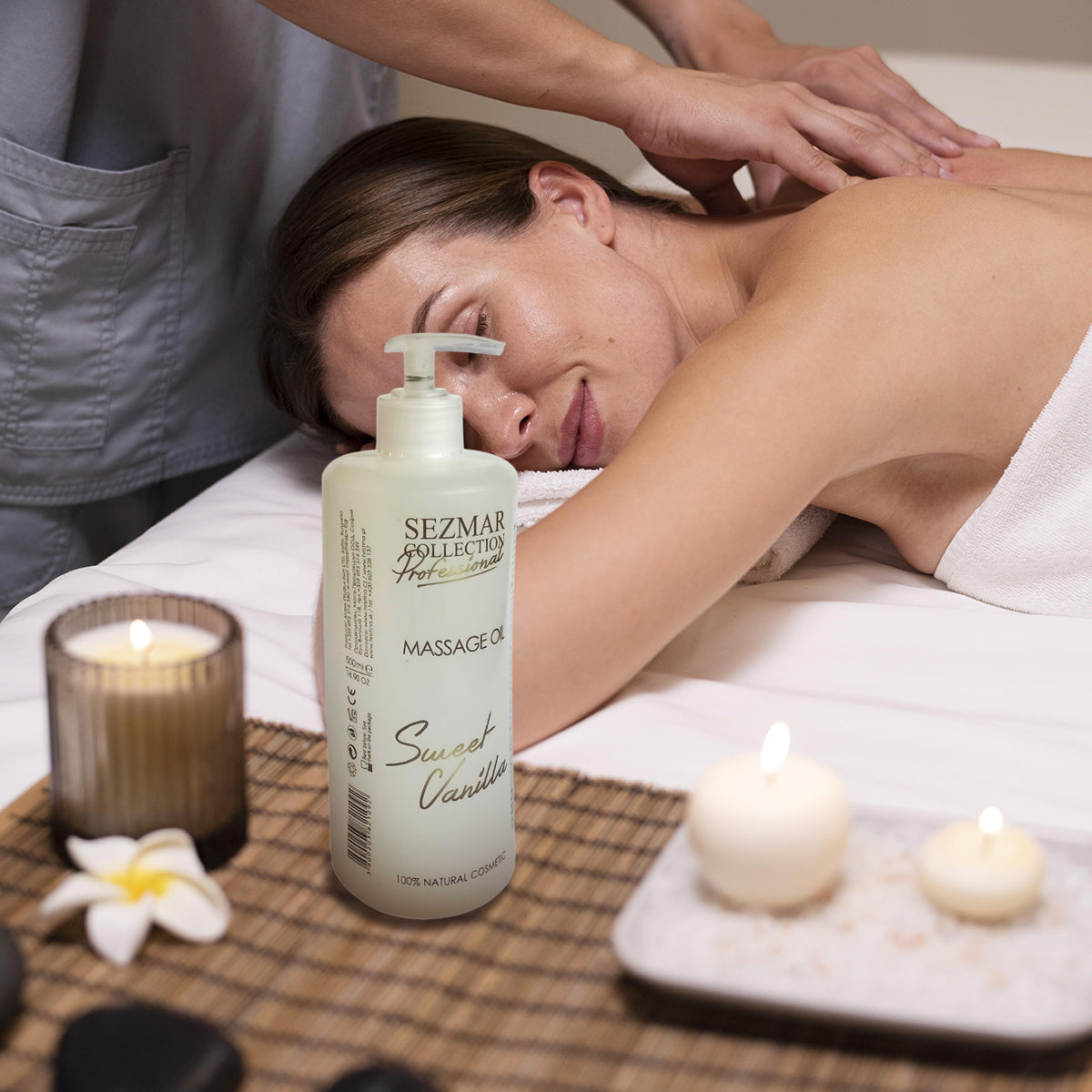 Massage Oil Sweet Vanilla, 500 ml