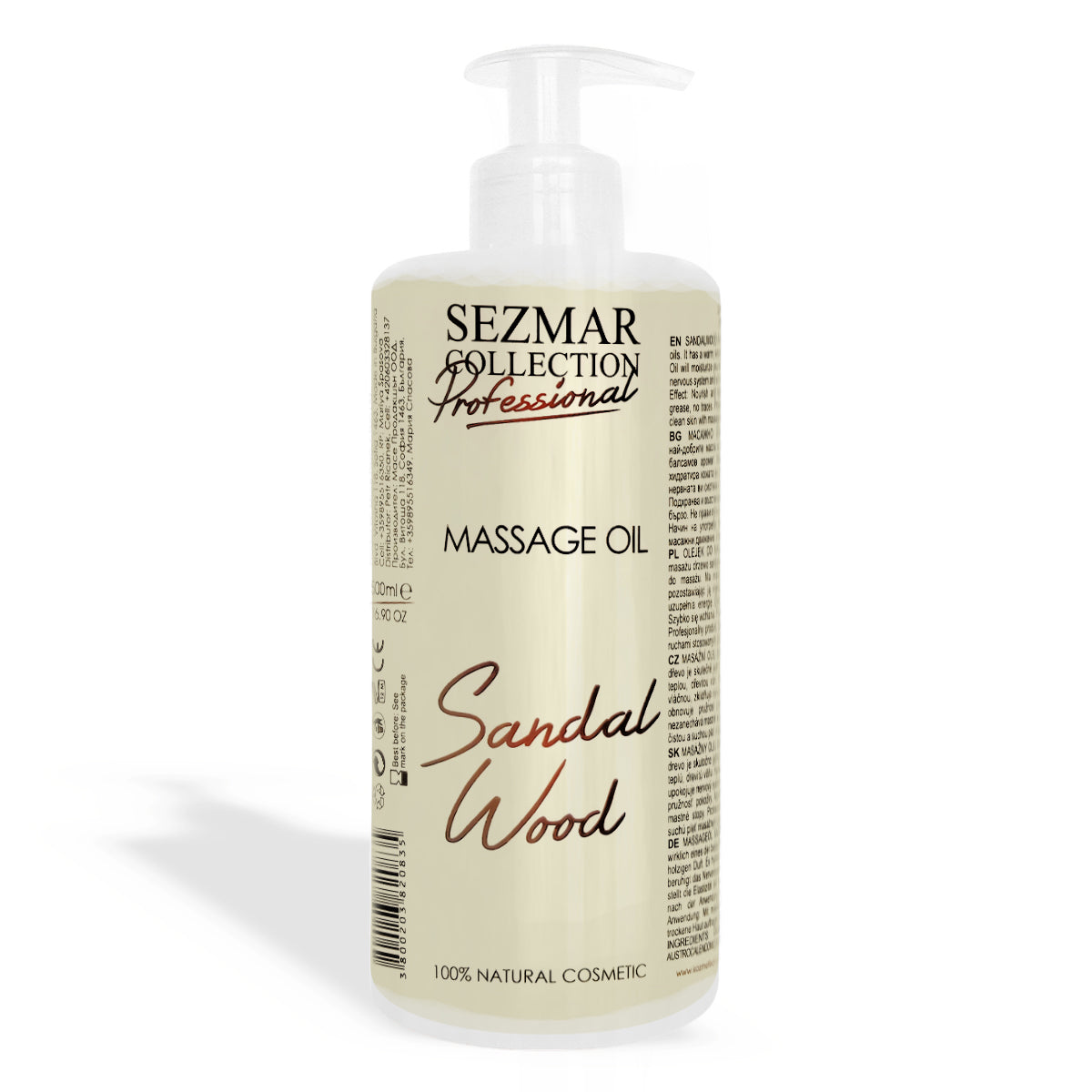 Sandalwood Massage Oil, 500 ml