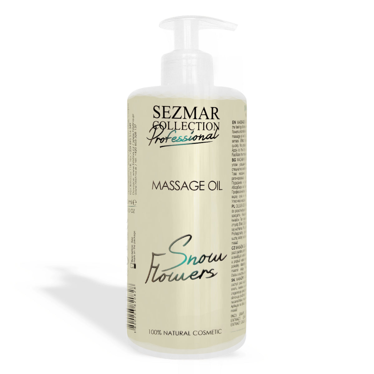 Massage Oil Snow Flowers, 500 ml