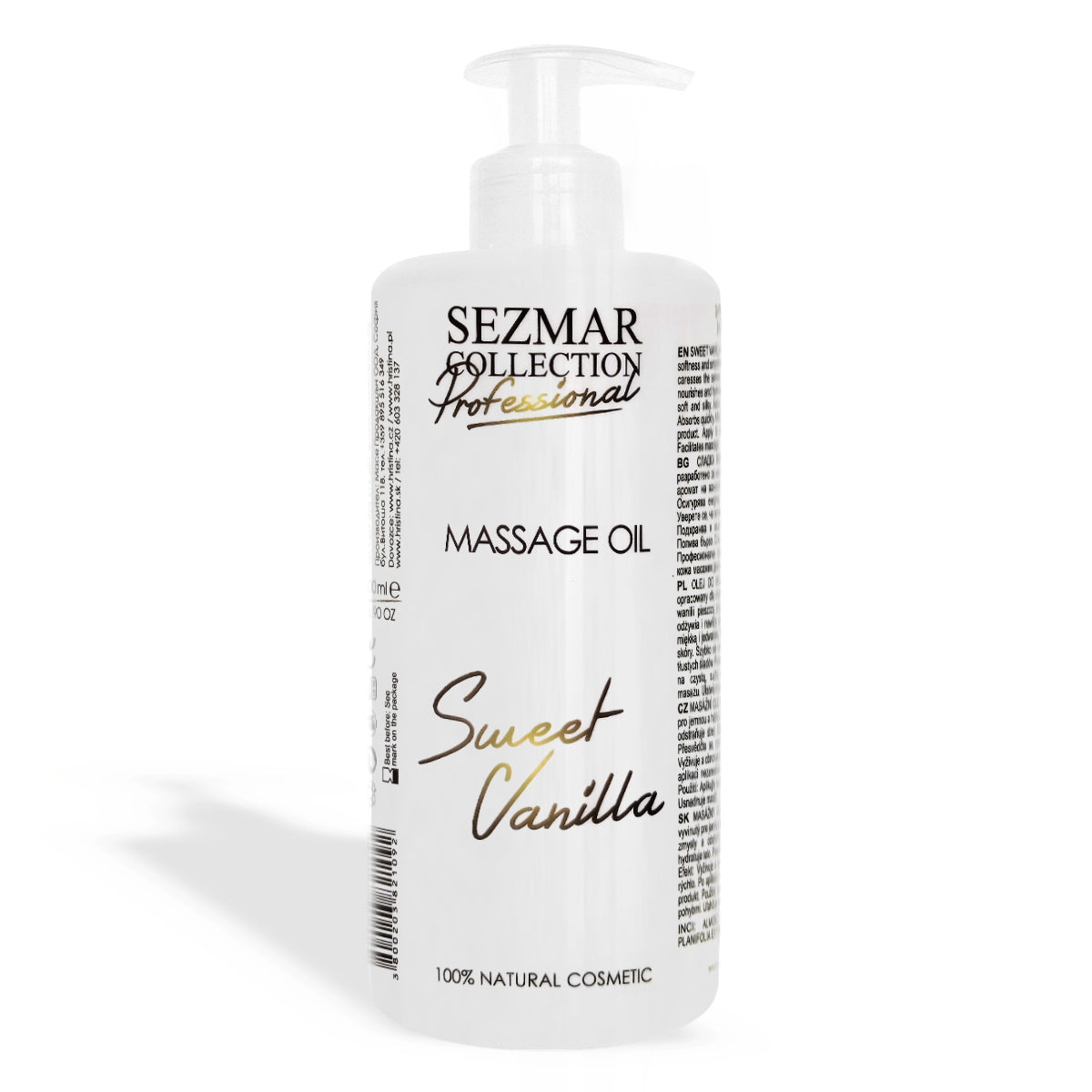 Massage Oil Sweet Vanilla, 500 ml