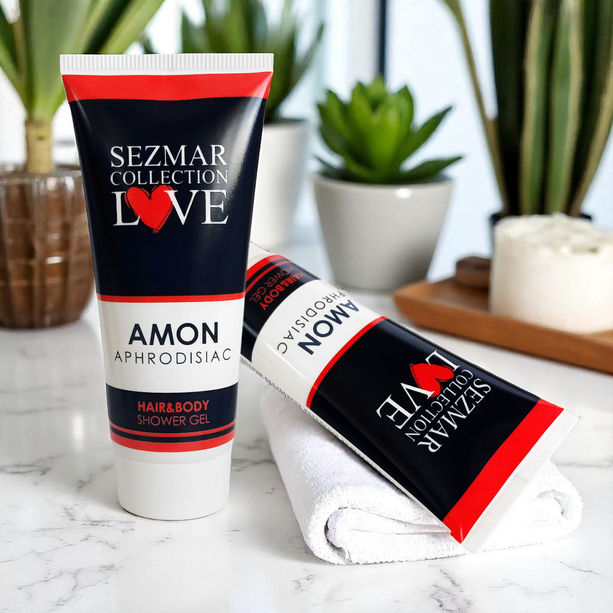 Amon aphrodisiac shower gel for hair and body, 200 ml