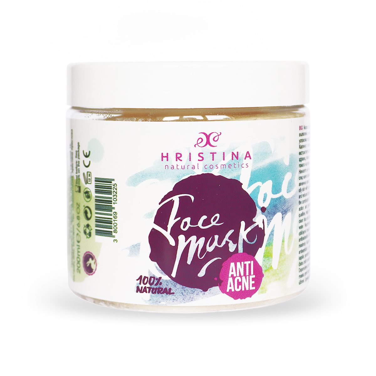 Anti-acne face mask, 200 ml
