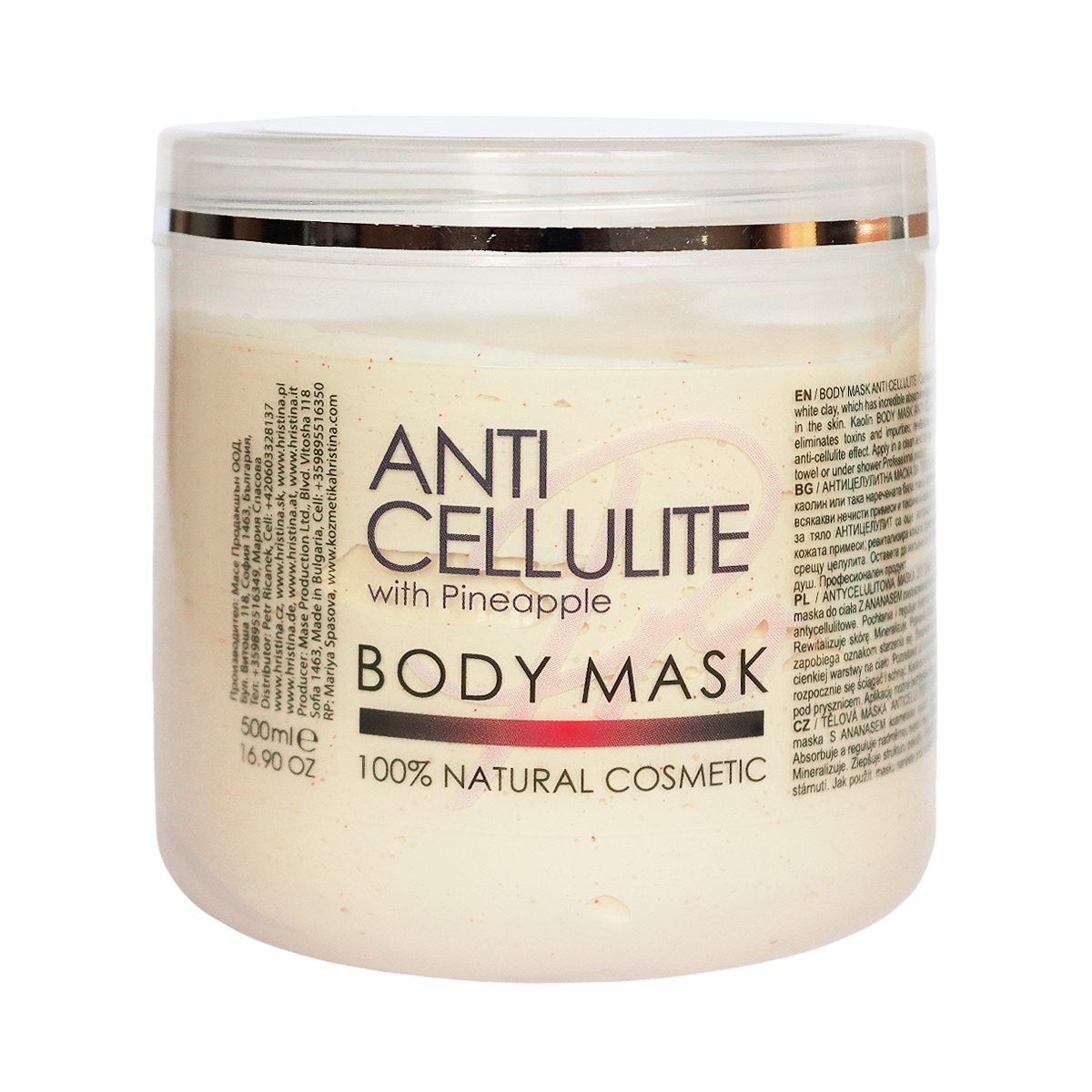 Anti-cellulite body mask, 500ml