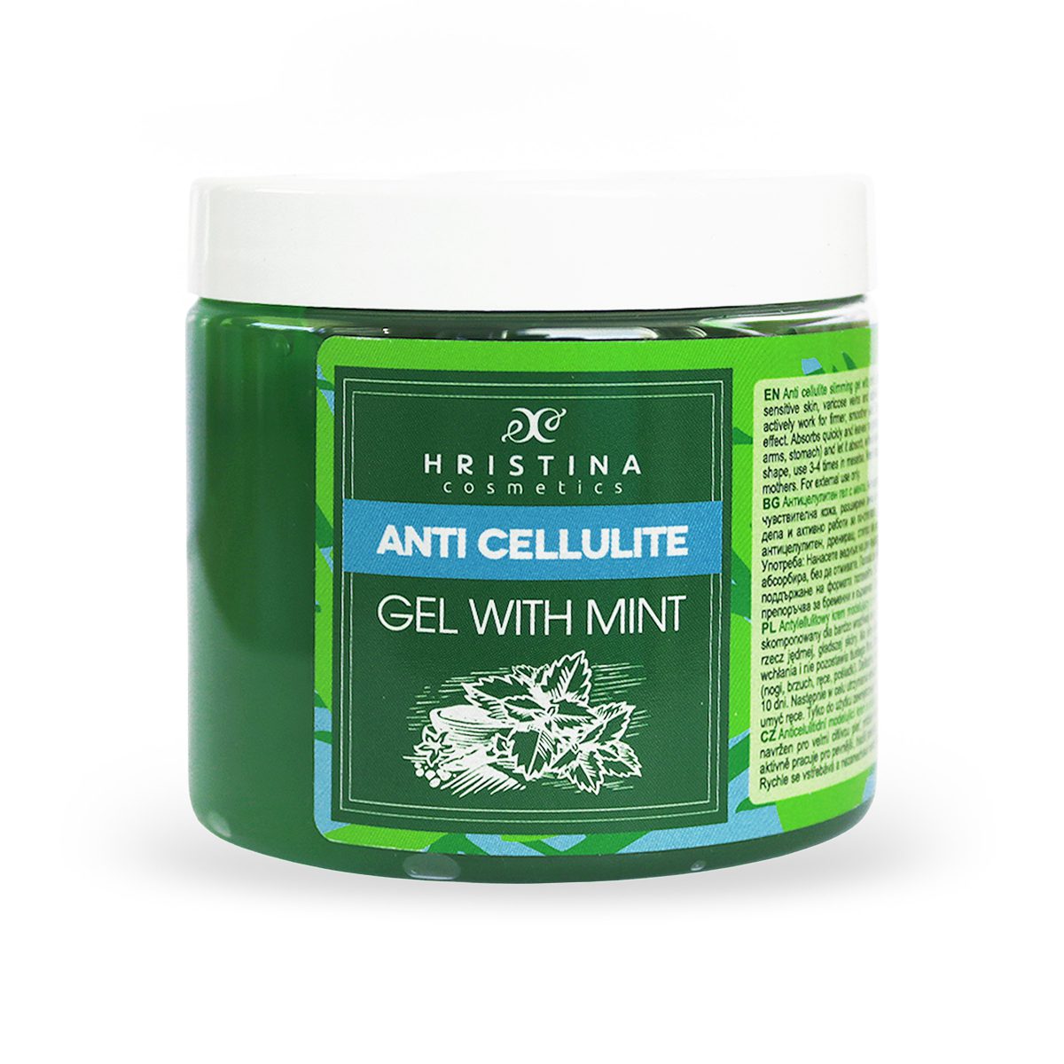 Anti-cellulite gel with Mint, 200 ml