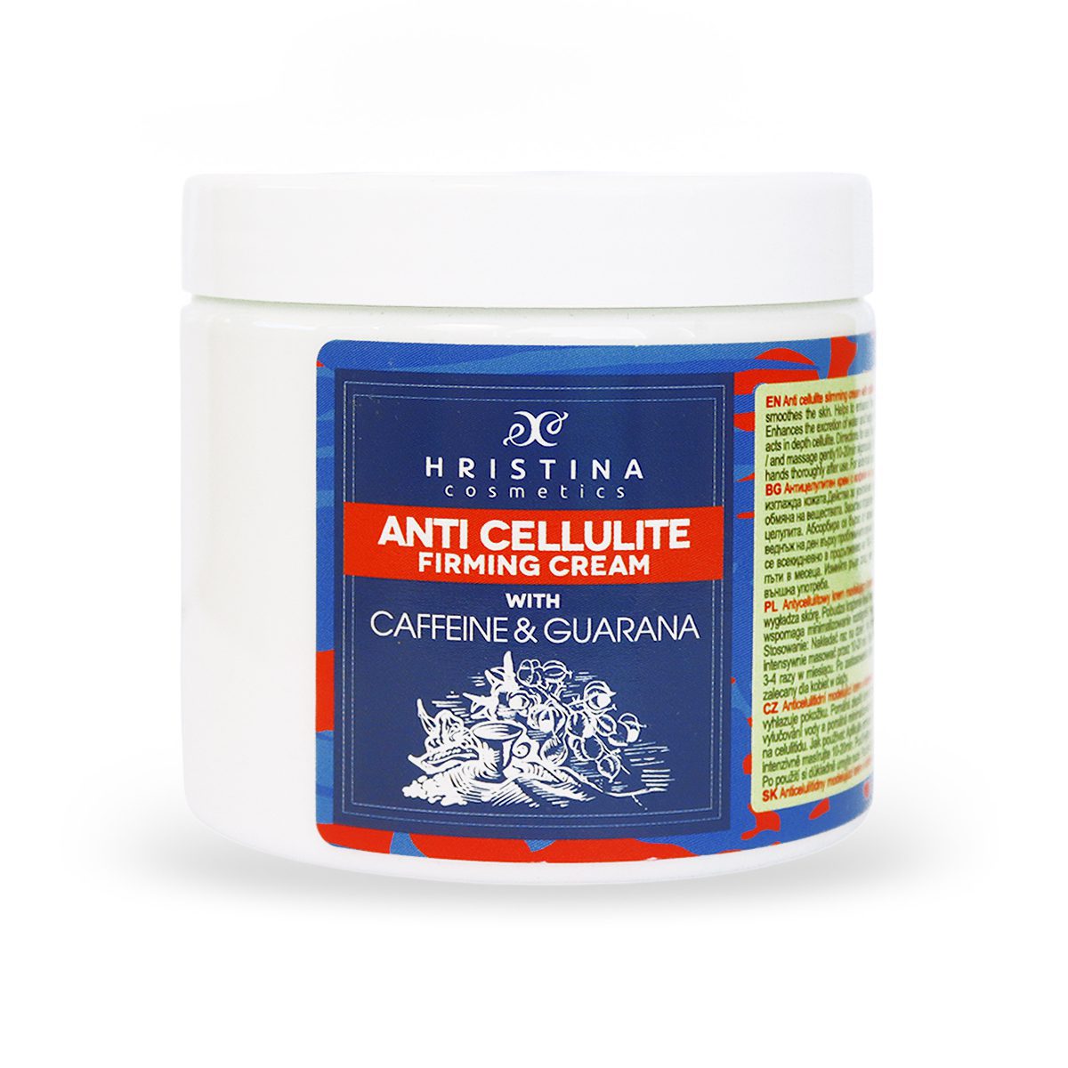 Anti-cellulite cream caffeine & guarana, 200 ml