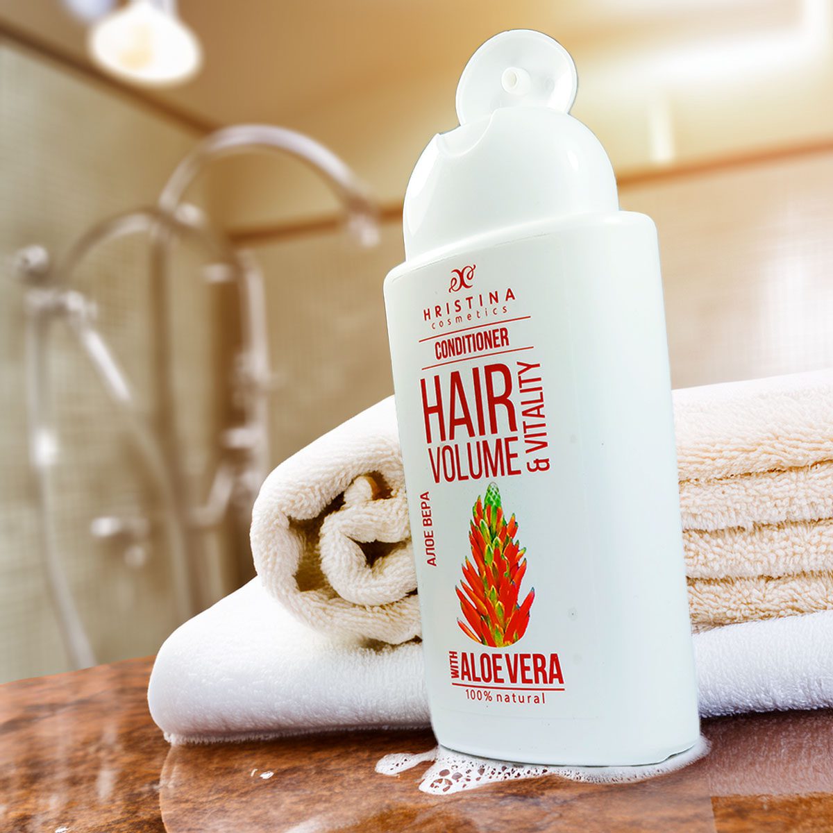 Hair Conditioner with Aloe Vera Extract for Hair Volume, 200 ml