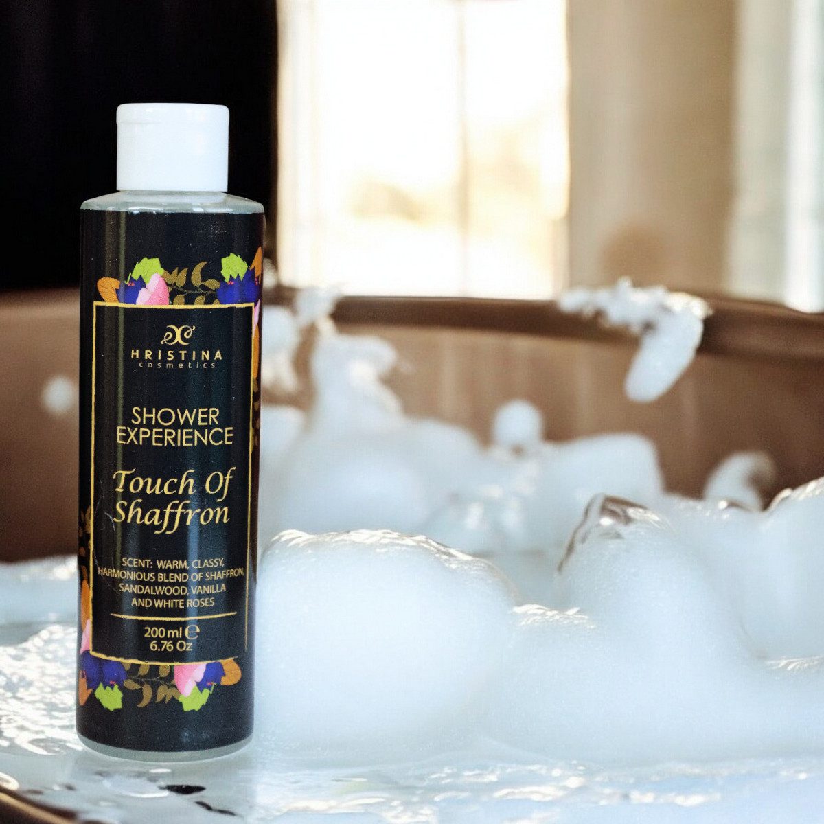 Shower Gel for Body - Experience with Saffron, 200 ml