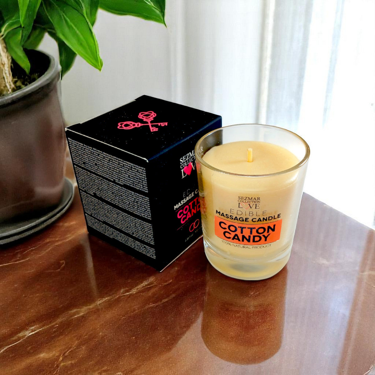 Massage Candle Cotton Candy, 100 ml