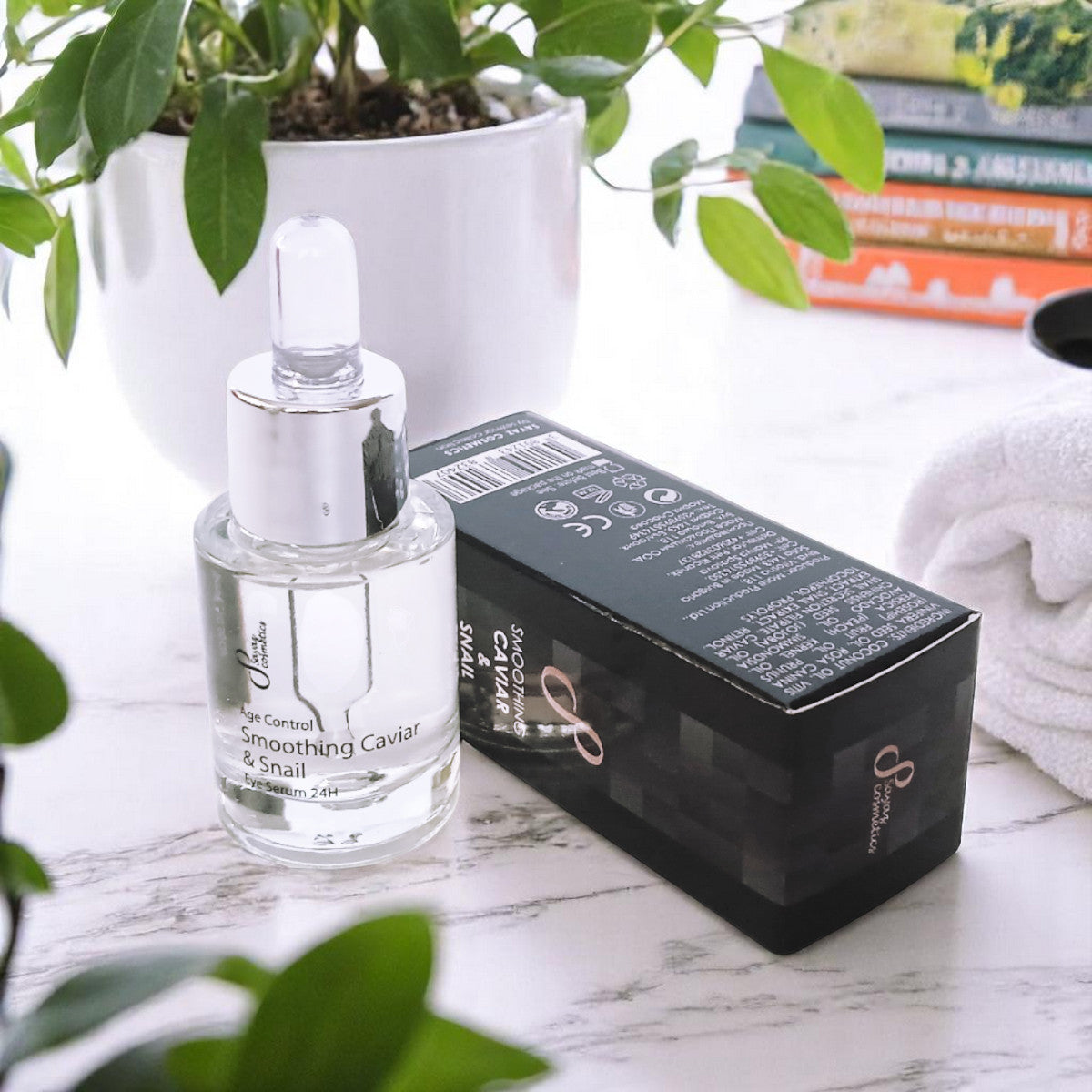 Firming and Smoothing 24-Hour Eye Serum with Caviar and Snail Extracts, 15 ml