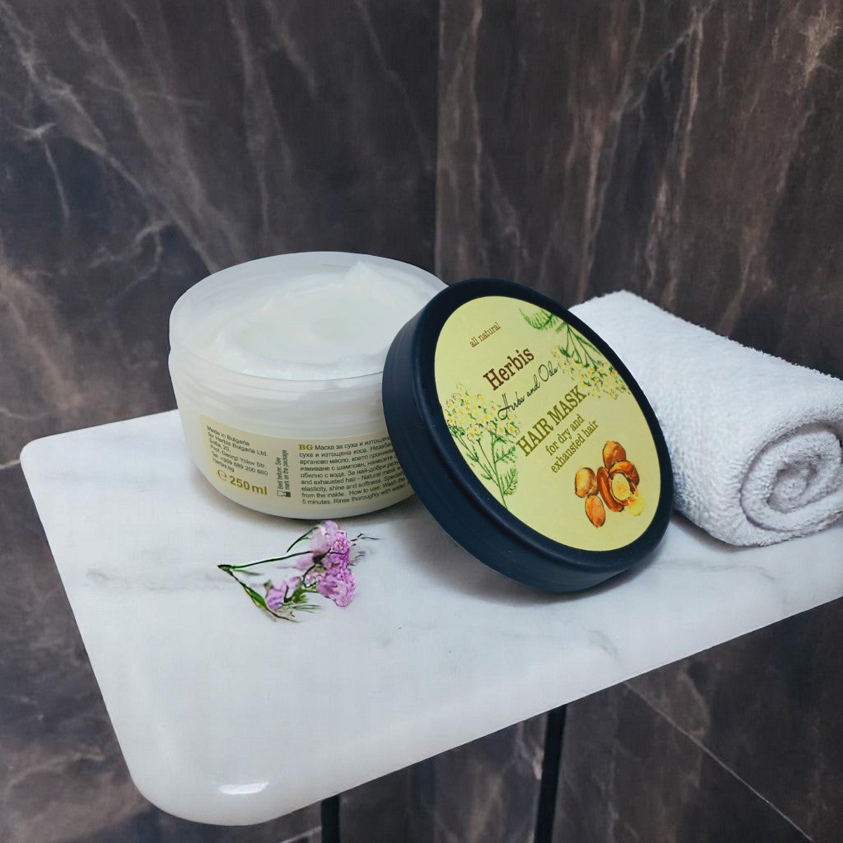 HERBIS Mask for dry and damaged hair, 250ml