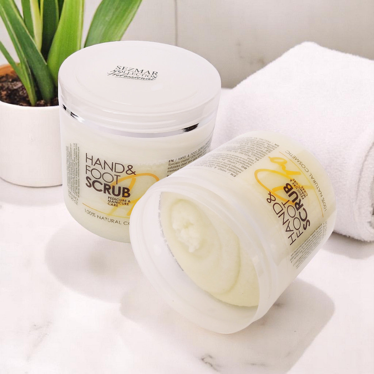 Scrub cream for hands and feet, 500 ml