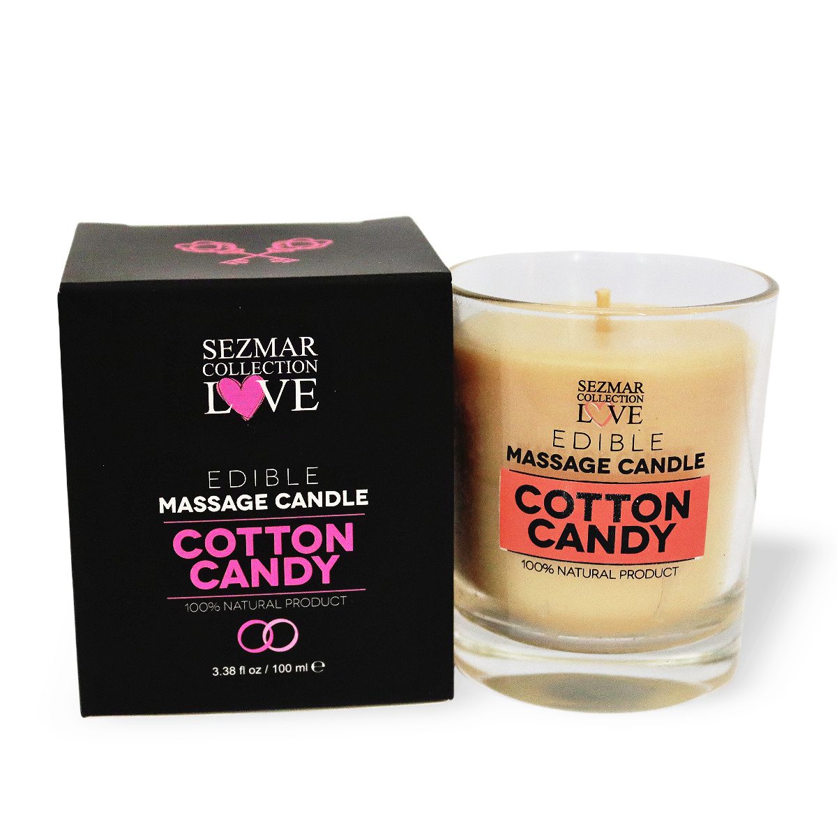 Massage Candle Cotton Candy, 100 ml