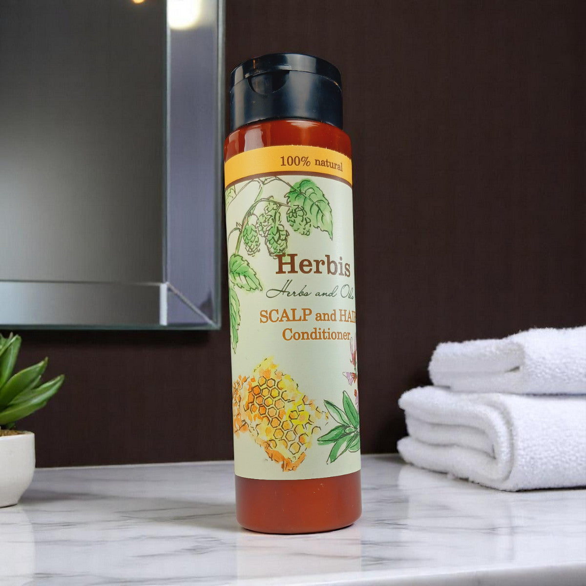 HERBIS Natural balm for healthy hair and scalp, 200ml