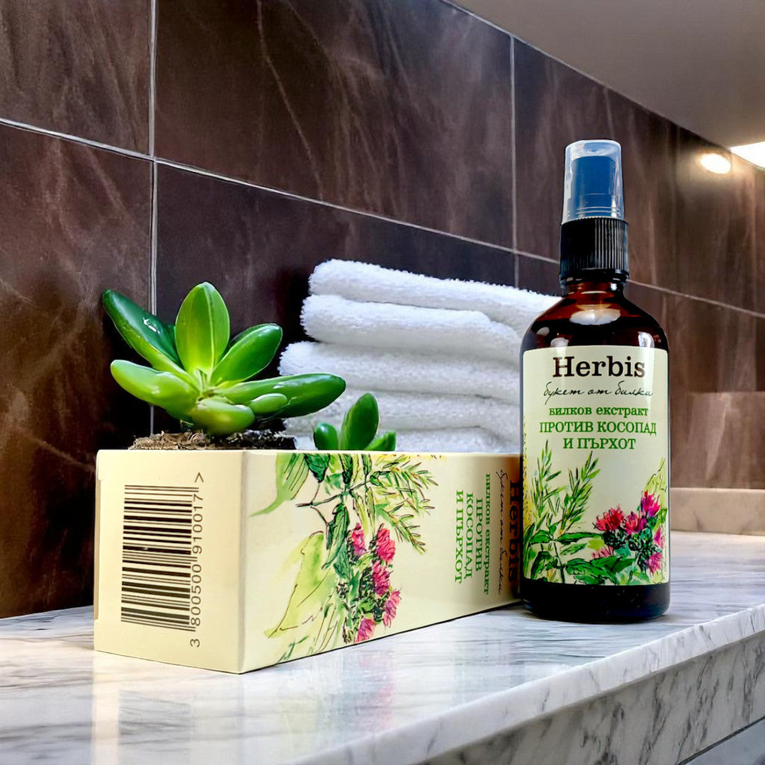 HERBIS Natural Herbal Extract Against Hair Loss and Dandruff, 100ml