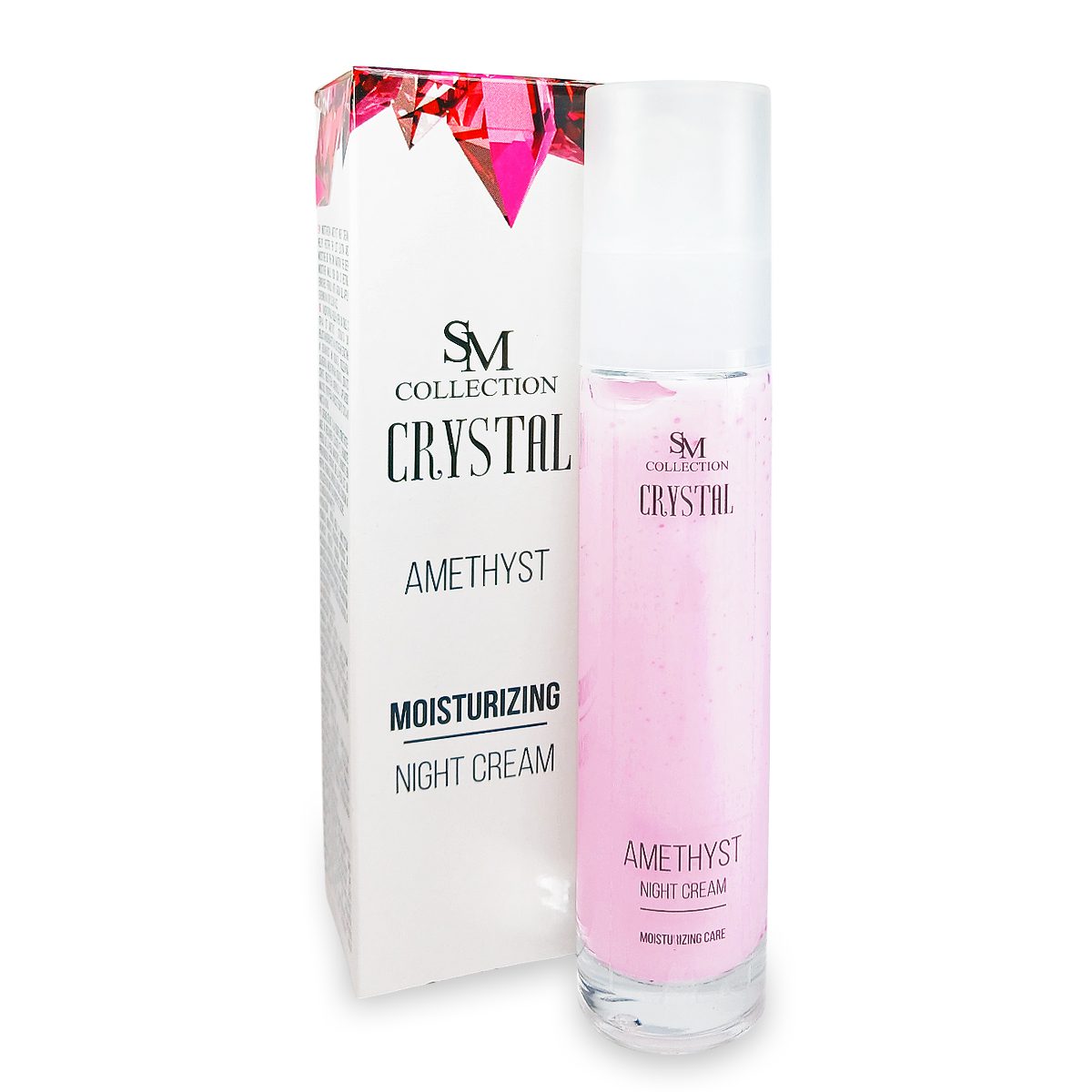 Night Cream with Amethyst Powder, 50 ml