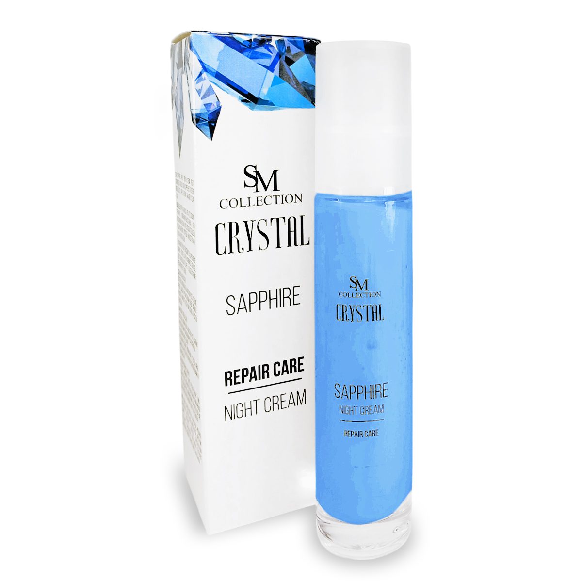 Night Cream with Sapphire Powder, 50 ml