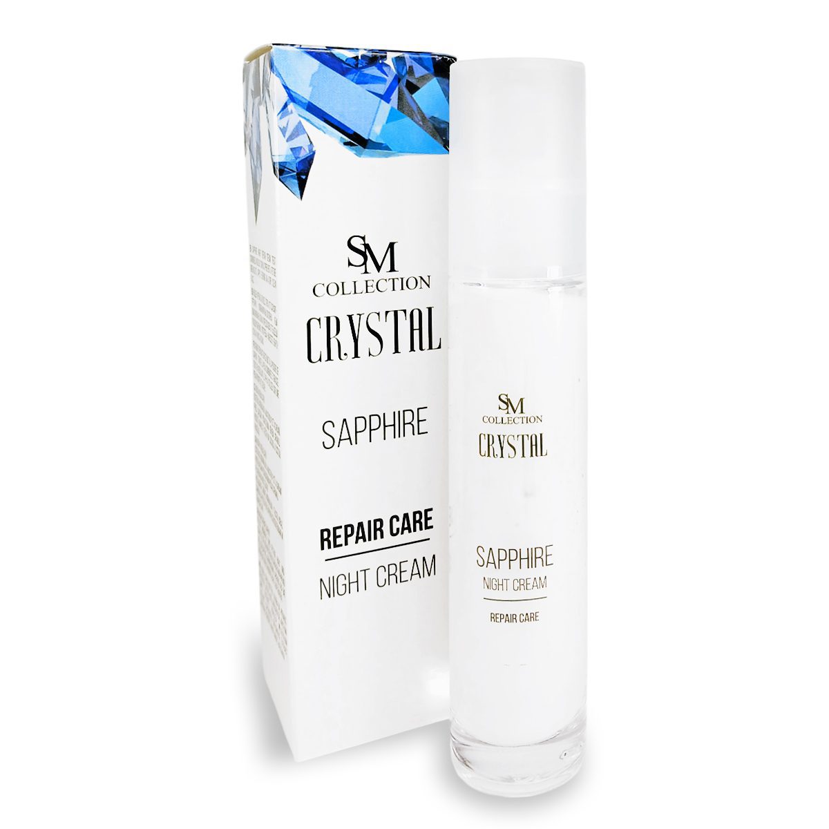 Night Cream with Sapphire Powder, 50 ml