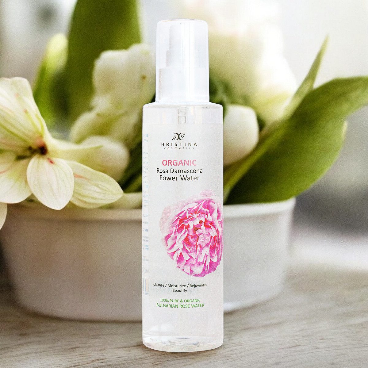 Organic Rose Water, 200 ml