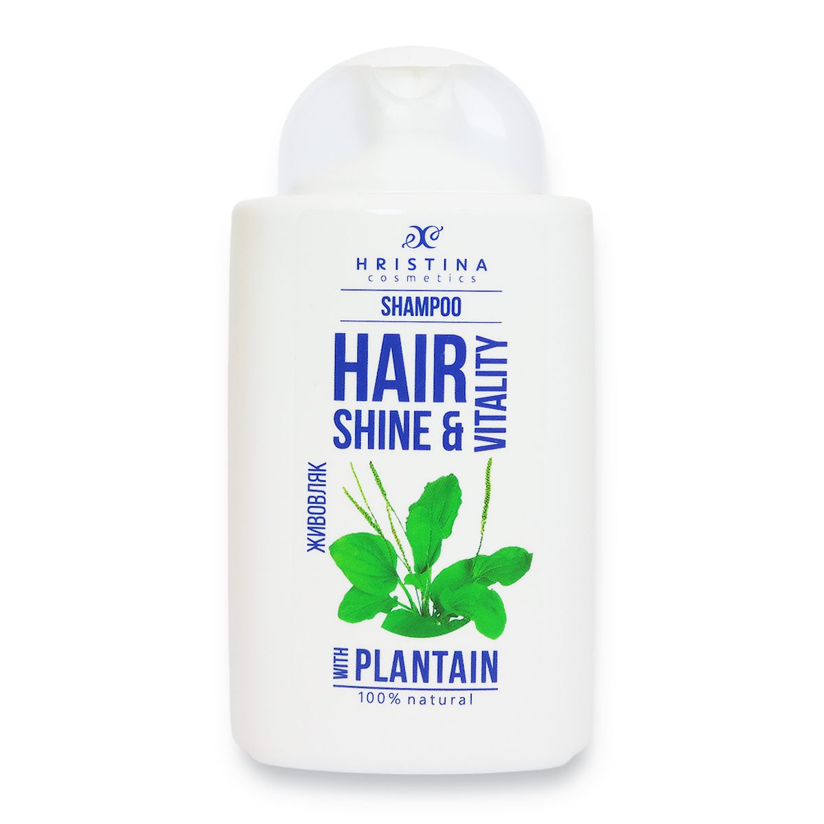 Plantain Shampoo for Shine and Vitality for Hair, 200 ml