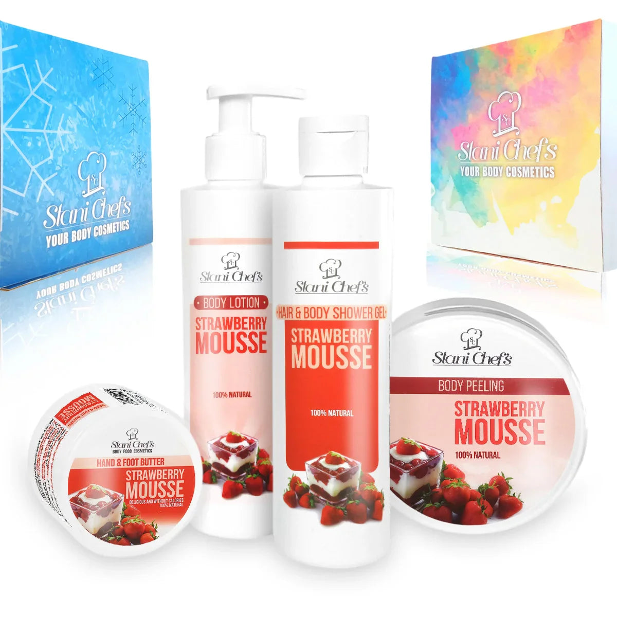 Gift set "Strawberry Mousse", 850 ml