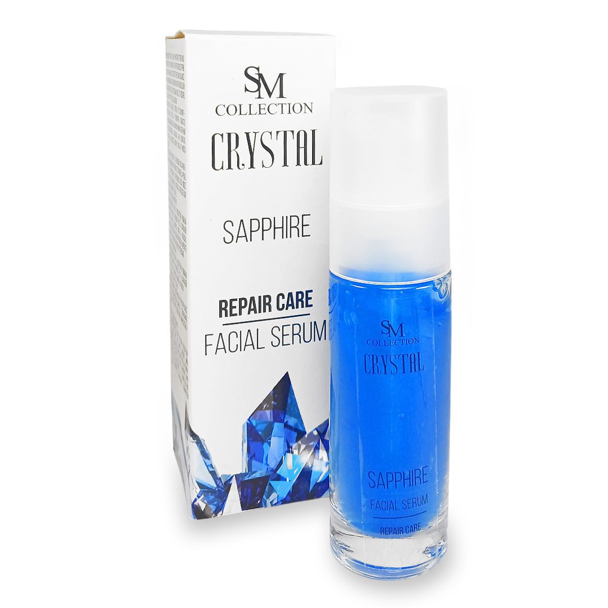 Face serum with sapphire powder, 30 ml