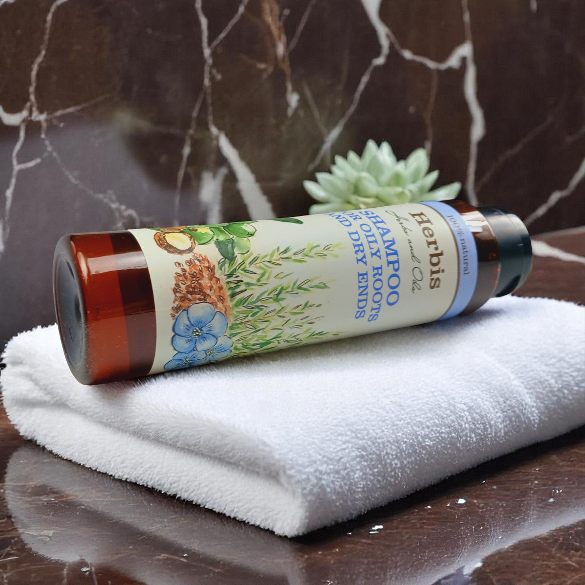 HERBIS Shampoo for oily roots and dry ends, 300ml