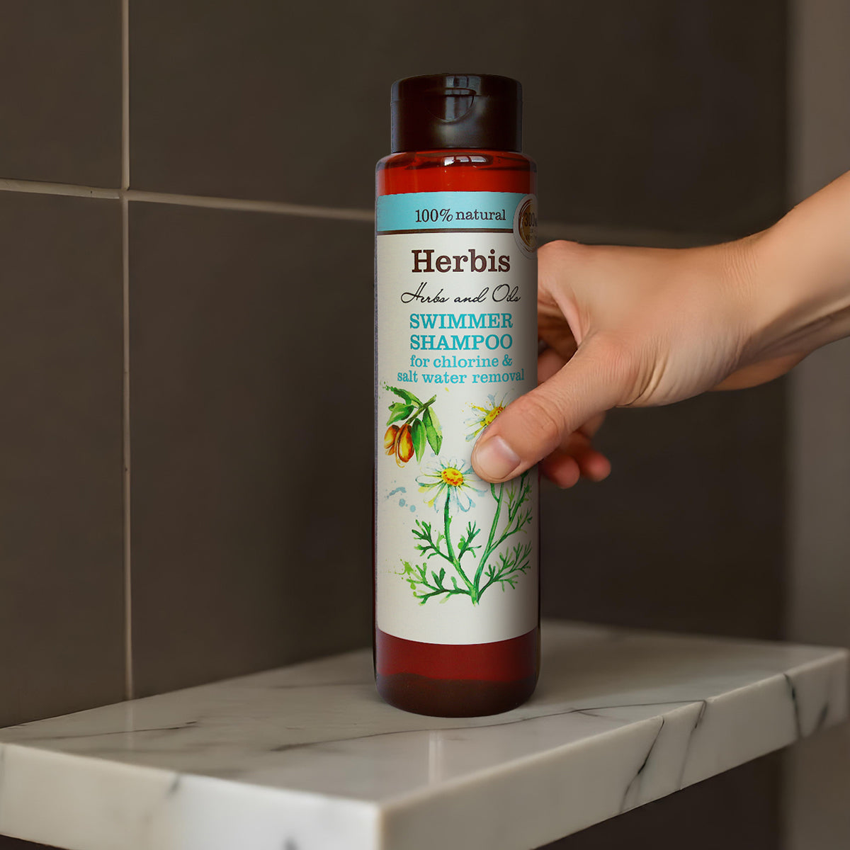 HERBIS Swim Shampoo for removing chlorine and salt water, 300ml