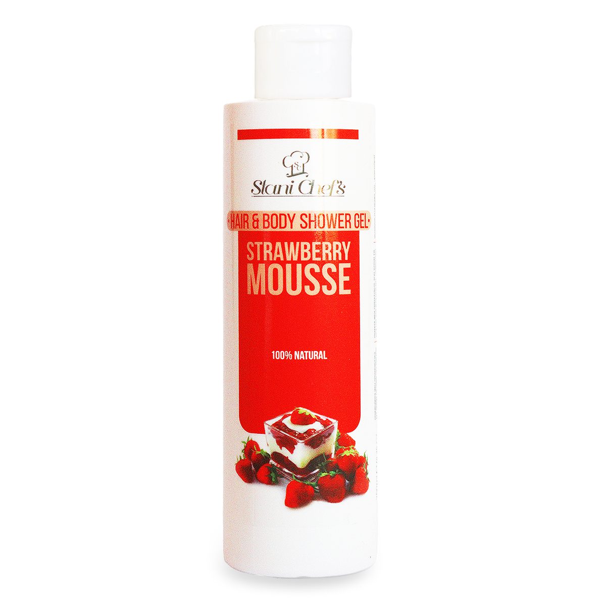 Strawberry Shower Gel for Hair and Body, 250 ml