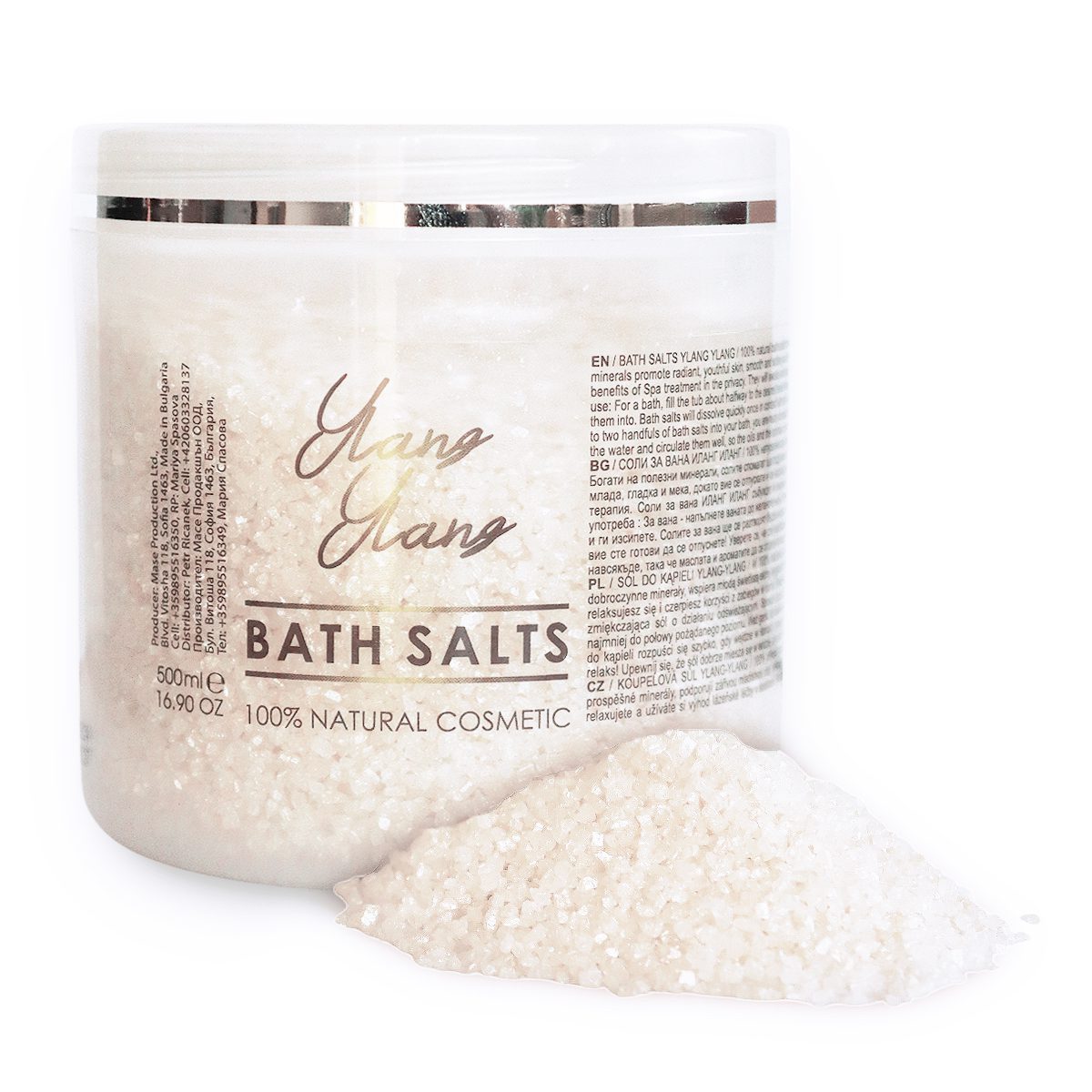 Bath Salts Ylang Ylang, 500 ml