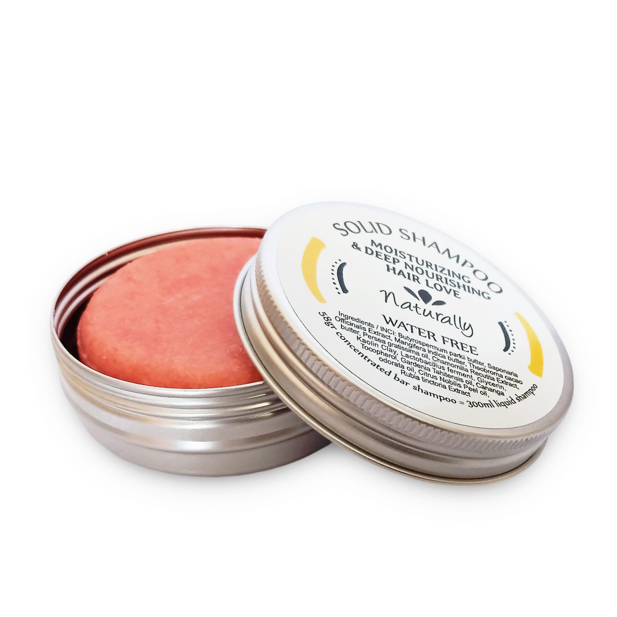 Solid shampoo for deep nourishment and hydration, 58 gr