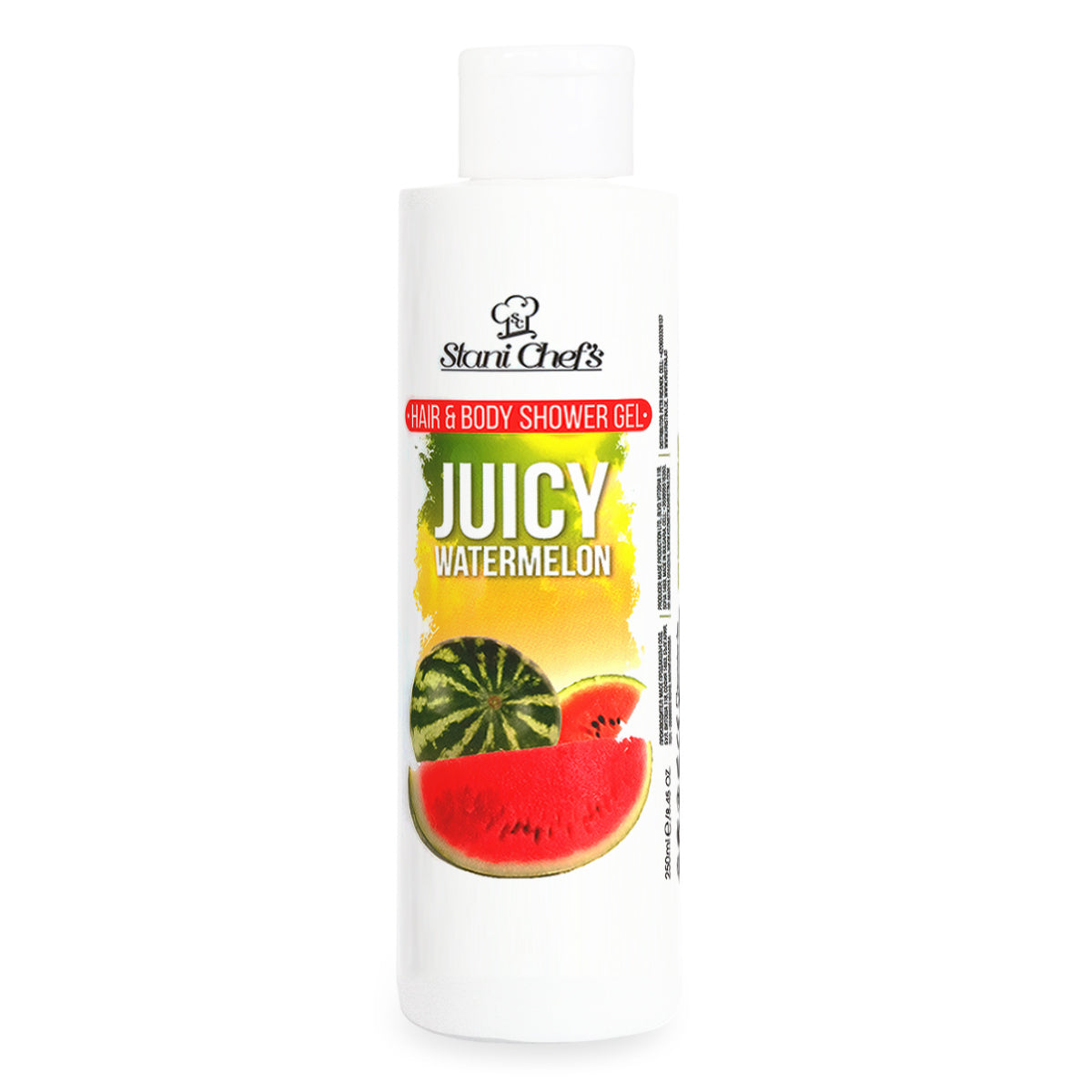 Watermelon shower gel for hair and body, 250 ml