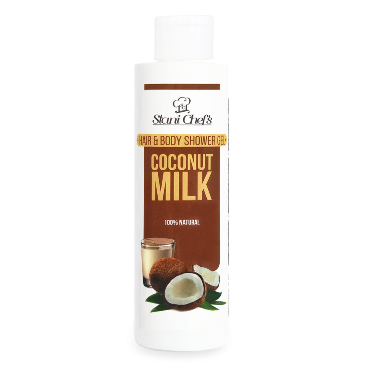 Coconut shower gel for hair and body, 250 ml