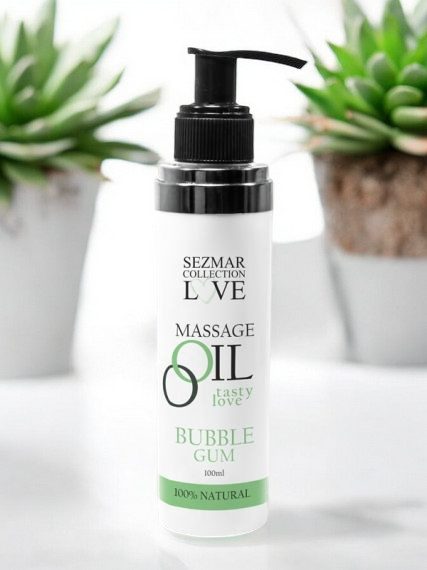 Intimate Massage Oil Bubble Gum, 100 ml