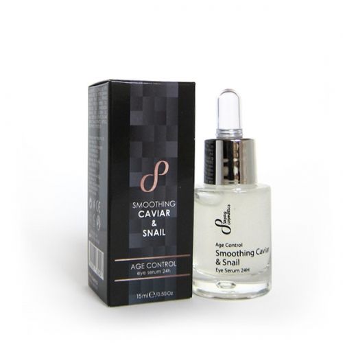 Smoothing eye serum with Caviar and Snail, 24-hour formula, 30 ml