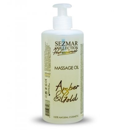 Massage Oil Gold and Amber, 500 ml