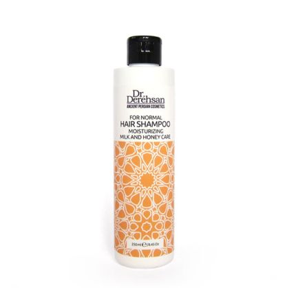 Moisturizing shampoo with honey and milk for normal hair, 250 ml