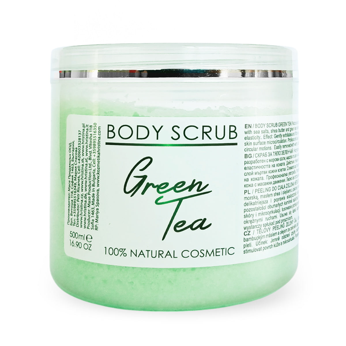 Green Tea Body Scrub, 500 ml
